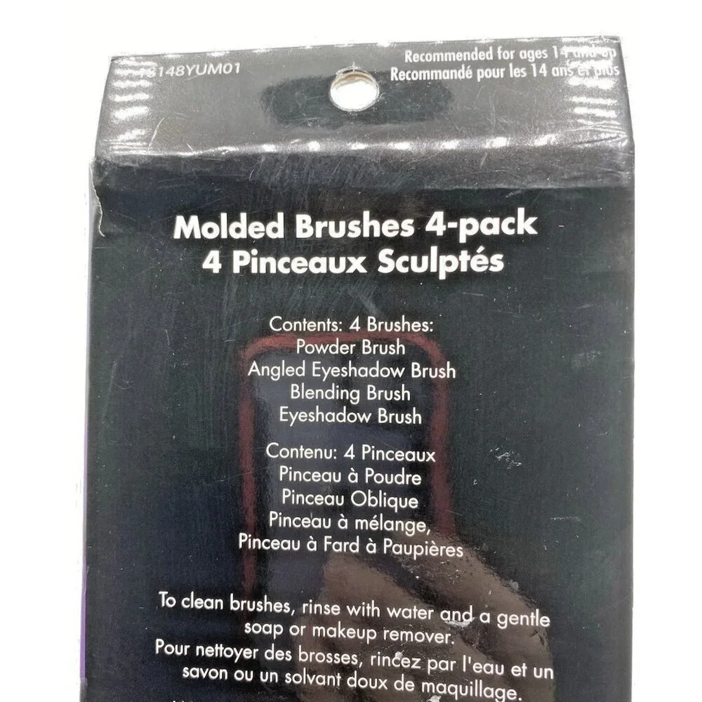 Hocus Pocus Eye Makeup Brush Set Black Molded Sanderson Sisters Cat New Sealed